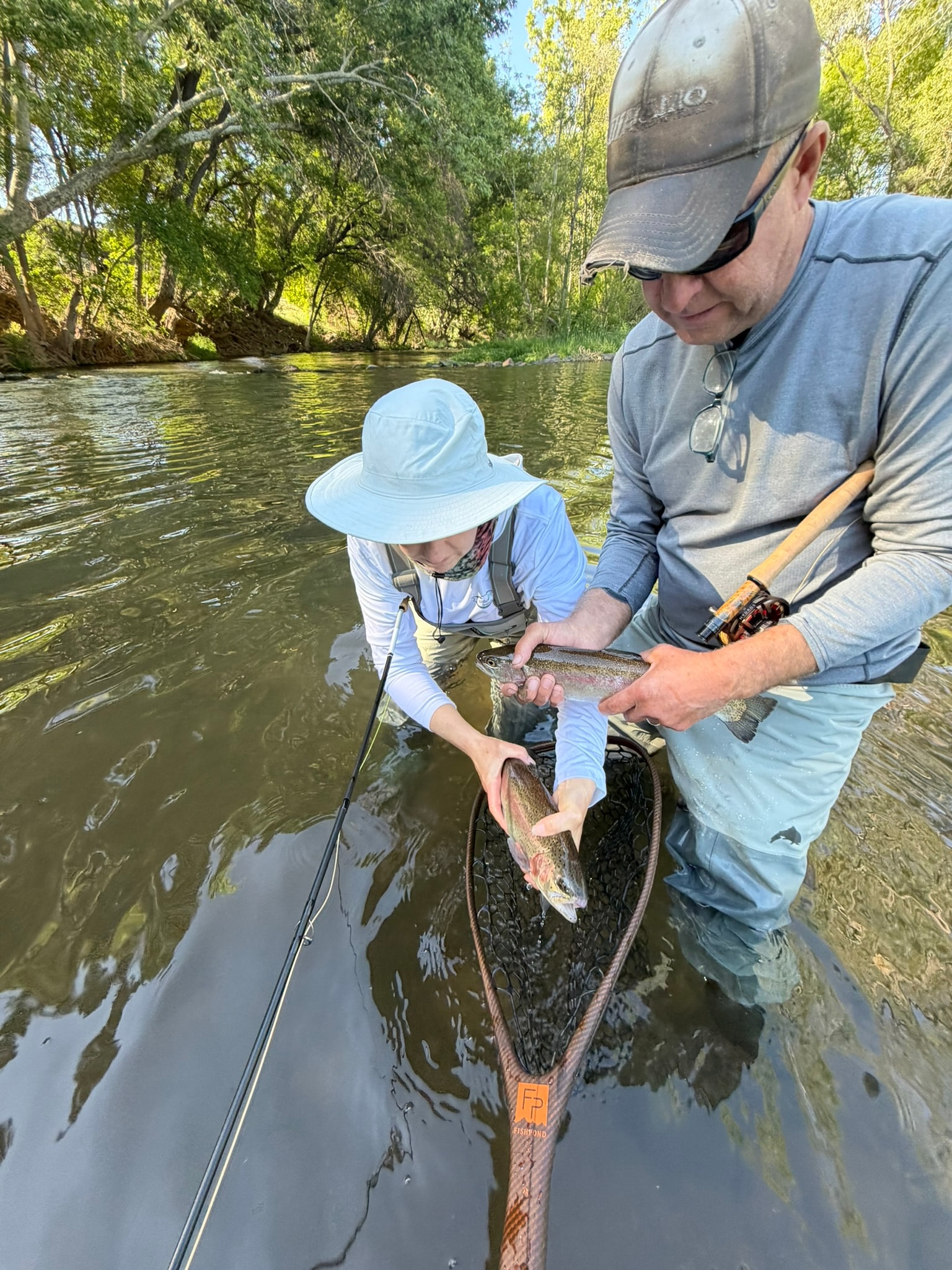 Fly fishing flies and tackle