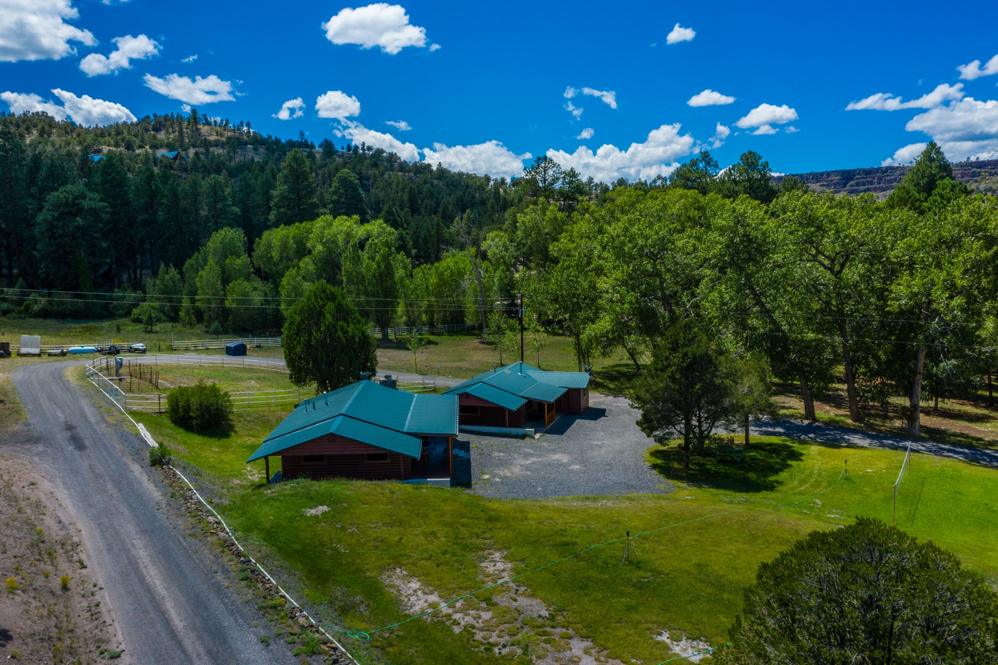 The Ranch at South Fork cabins in the White Mountains